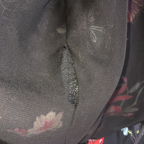 SOLD Dalia floral print bomber jacket - Picture 7 of 7